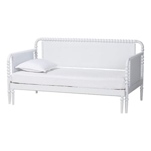 Baxton Studio Lucera Bobbin Twin To King Expandable Daybed White
