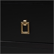 Baxton Studio Tamra Black Wood Chest with Drawers