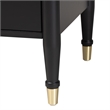 Baxton Studio Tamra Black Wood Chest with Drawers