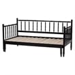 Baxton Studio Marisela Black Wood Twin-To-King Expandable Daybed