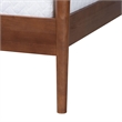 Baxton Studio Gianetta Wood Platform Bed Traditional Poster Bed Frame Queen