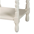 Baxton Studio Niklas Nightstand with Twisted Legs 1-Drawer White
