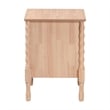 Baxton Studio Laurent Nightstand 2-Drawer Bedside Table with Bamboo