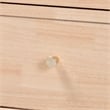 Baxton Studio Laurent Nightstand 2-Drawer Bedside Table with Bamboo