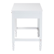Baxton Studio Roni Writing Desk with Drawers Modern Cottage Style Desk White