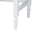 Baxton Studio Roni Writing Desk with Drawers Modern Cottage Style Desk White