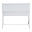 Baxton Studio Archwood Writing Desk with Hutch 3-Drawer Wood Desk White