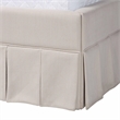 Baxton Studio Astin Platform Bed with Fabric Upholstered Bed Frame Queen