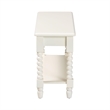 Baxton Studio Bayard Accent Bench with Bobbin Legs - Spindle Leg Entryway Bench
