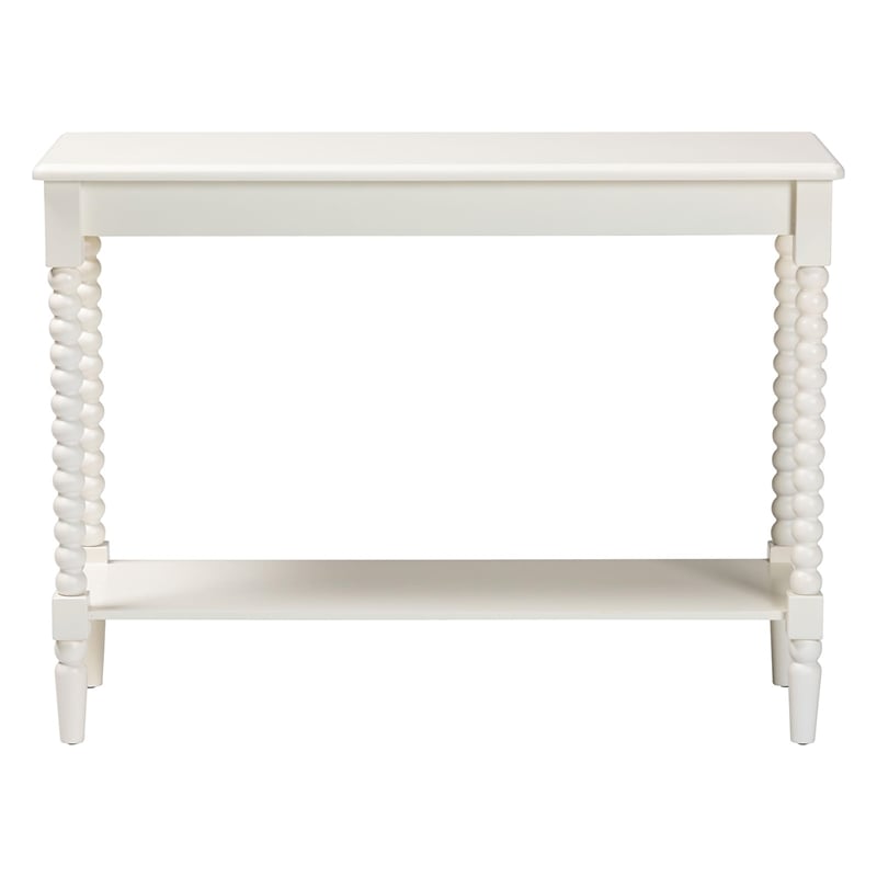 Baxton Studio Bayard Console Table with Bobbin Legs - Spindle Leg Accent Table