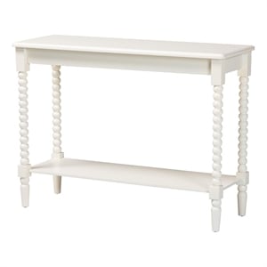 Baxton Studio Bayard Console Table with Bobbin Legs - Spindle Leg Accent Table