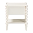 Baxton Studio Rimona End Table with Bobbin Legs - 1-Drawer Accent Table