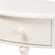 Baxton Studio Raynera Bobbin-Leg Demilune Console Table Half-Moon Accent Table