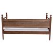 Baxton Studio Gianetta Wooden Daybed with Spindle Posts Classic Bed Frame Twin