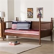 Baxton Studio Gianetta Wooden Daybed with Spindle Posts Classic Bed Frame Twin