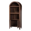 Baxton Studio Hayes Wood Cabinet with Arch Top Modern Display Piece
