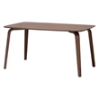 Baxton Studio Fremont Wood 5-Piece Dining Set Mid-Century Modern Table