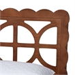 Baxton Studio Shukura Platform Bed Mid-Century Modern Bed Queen