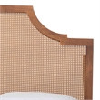 Baxton Studio Rodolfo Platform Bed Mid-Century Modern Bed Queen
