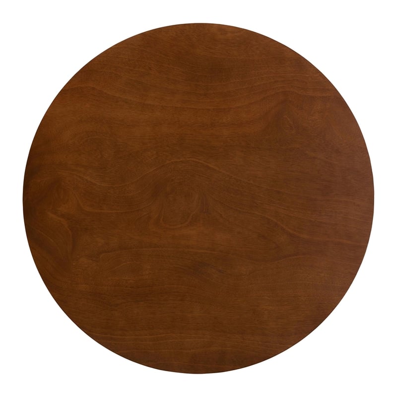 Baxton Studio Reva Wood 5-Piece Dining Set Mid-Century Modern Table