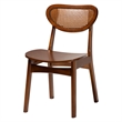 Baxton Studio Kenna 5-Piece Dining Set Mid-Century Modern Round Table