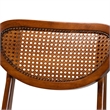 Baxton Studio Kenna 5-Piece Dining Set Mid-Century Modern Round Table