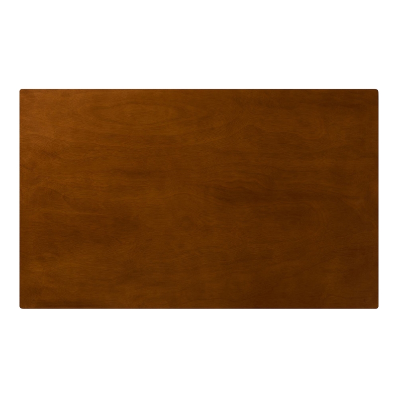 Baxton Studio Kristy 5-Piece Dining Set Mid-Century Modern Rectangle Table