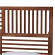 Baxton Studio Gemma Platform Bed Mid-Century Modern Bed Frame King