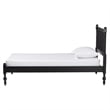 Baxton Studio Callison Spindle Platform Bed Turned Bed Frame Black Twin