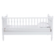 Baxton Studio Callison Spindle Daybed Turned Farmhouse Sofa Bed White Twin