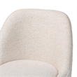 Baxton Studio Nalima Dining Chair Modern Boucle Accent Side Chair
