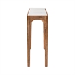Baxton Studio Lluvia Slim Marble Console Table Modern Accent Table