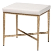 Baxton Studio Fumiye Ottoman Footstool Modern Rustic Accent Stool Rectangle 18