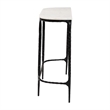 Baxton Studio Edsel Marble Console Table Modern Rustic Accent Table Rounded