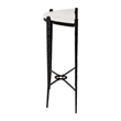 Baxton Studio Caledon Marble Console Table Modern Rustic Accent Table