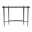 Baxton Studio Caledon Marble Console Table Modern Rustic Accent Table