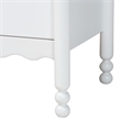 Baxton Studio Hoffman Dresser 6-Drawer Horizontal Storage Cabinet White