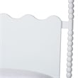 Baxton Studio Brantley Spindle Platform Bed Frame with Headboard White Queen