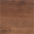 Baxton Studio Hoffman Platform Bed Frame with Scalloped Design Walnut Brown King