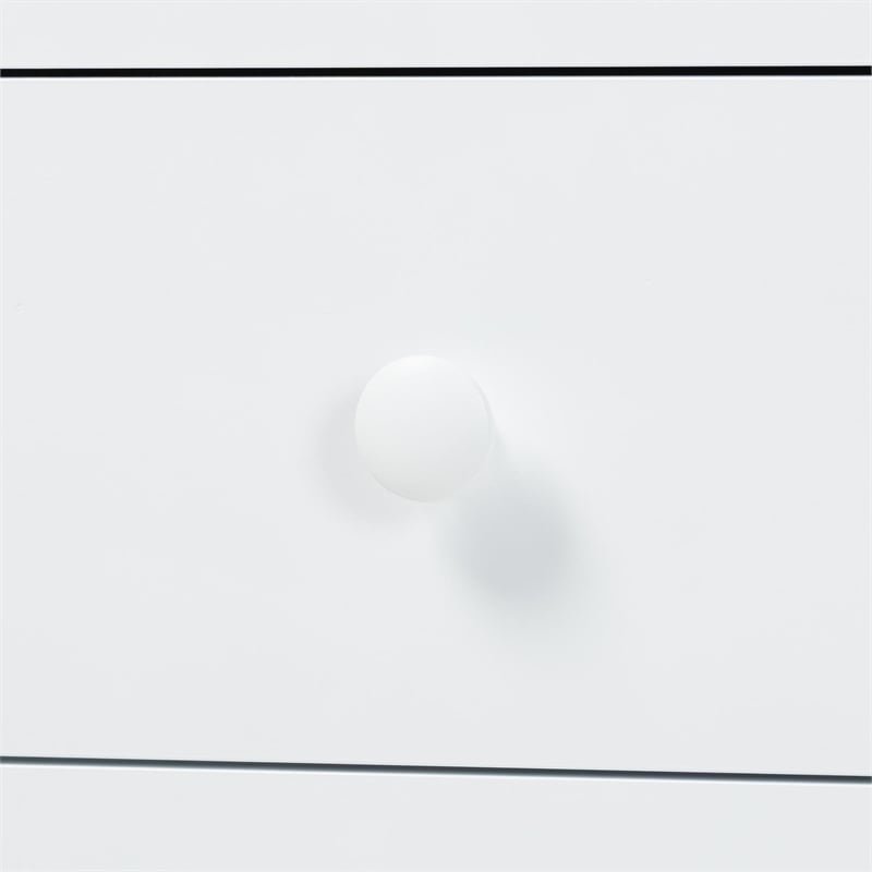 Baxton Studio Brantley 4-Piece Bedroom Set Dresser Nightstands White King