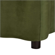 Baxton Studio Paulina Velvet Storage Bench Lift Top Accent Bench Moss Green