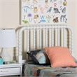 Baxton Studio Finley Turned Bobbin Headboard Crafted Wood Panel Twin White