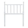 Baxton Studio Edaline Bamboo Motif Headboard Crafted Wood Panel Twin White