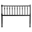 Baxton Studio Juliette Turned Spindle Headboard Crafted Wood Panel Full Black