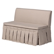 Baxton Studio Reginald 3-Piece Fabric Upholstered Dining Nook Set Beige