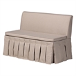 Baxton Studio Reuben 3-Piece Fabric Upholstered Dining Nook Set Beige