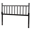 Baxton Studio Edaline Bamboo Motif Headboard Crafted Wood Panel Full Black