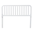 Baxton Studio Finley Turned Bobbin Headboard Crafted Wood Panel King White