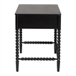 Baxton Studio Lucera Bobbin Writing Desk 3-Drawer Home Office Desk Black