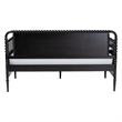 Baxton Studio Lucera 3-Drawer Daybed with Bobbin Frame Twin Black